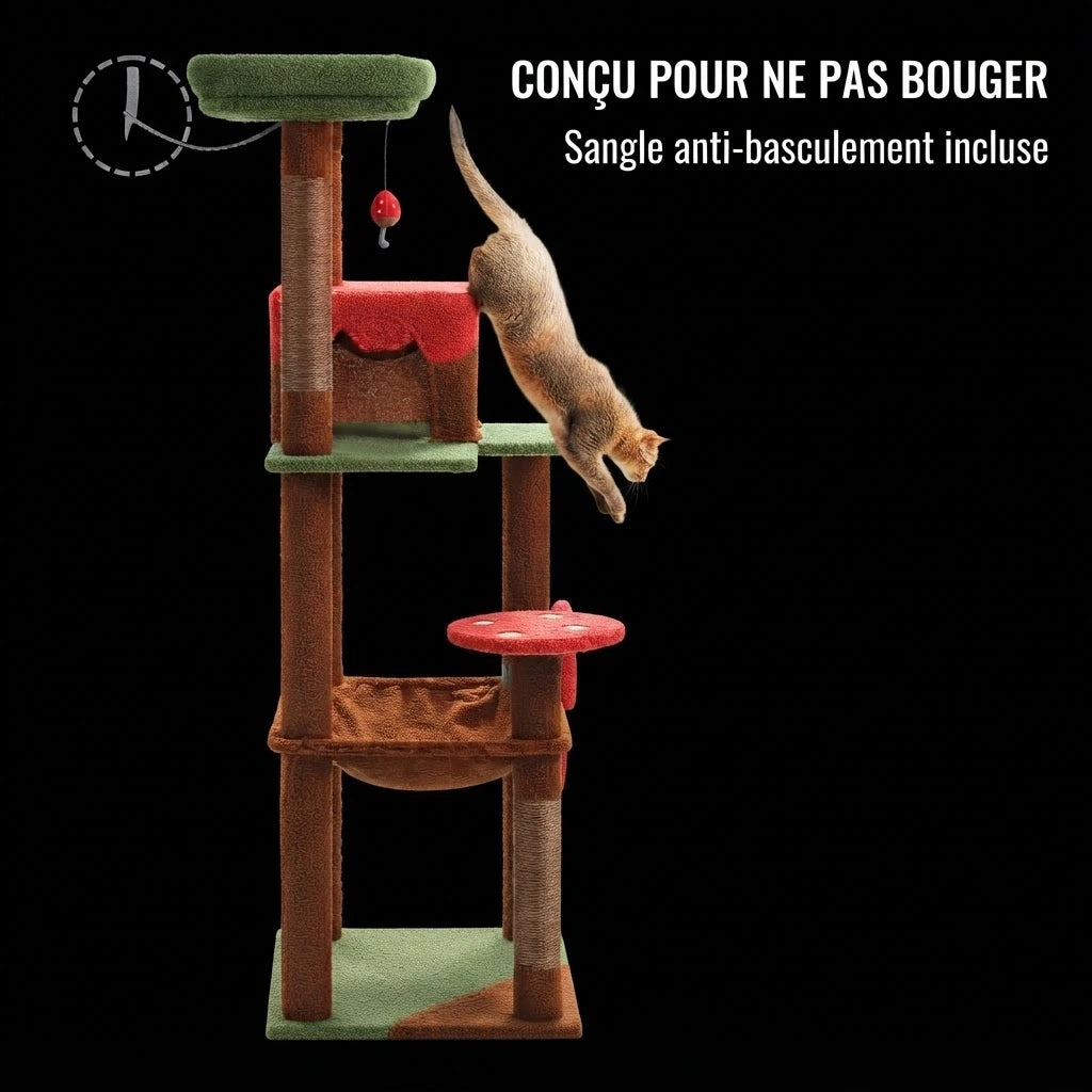GAKI arbre a chat fleur 1 Image