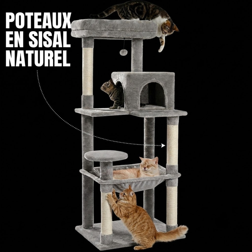 KIRA arbre a chat xxl poteaux sisal Image