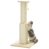 RIKU griffoir a chat beige avec un chat