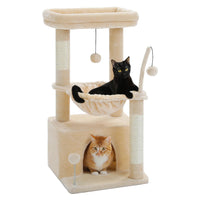 YUKI petit arbre a chat avec 2 chats