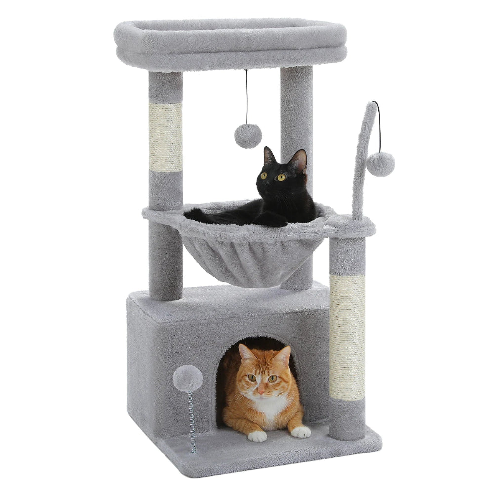 YUKI petit arbre a chat avec 2 chats